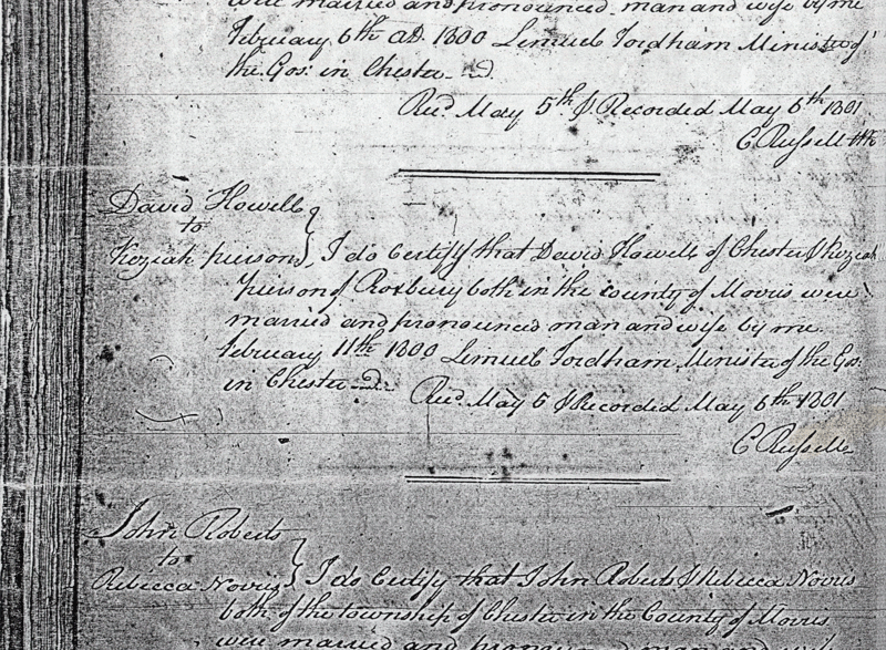 Marriage Record